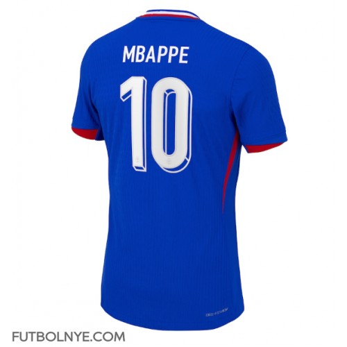 Camiseta Francia Kylian Mbappe #10 Primera Equipación Eurocopa 2024 manga corta